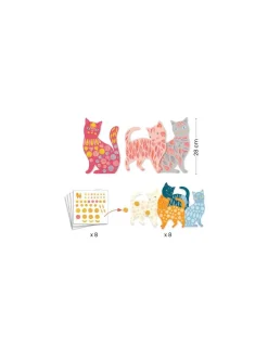 Créer avec du papier Les jolis chats d’Élodie - Djeco