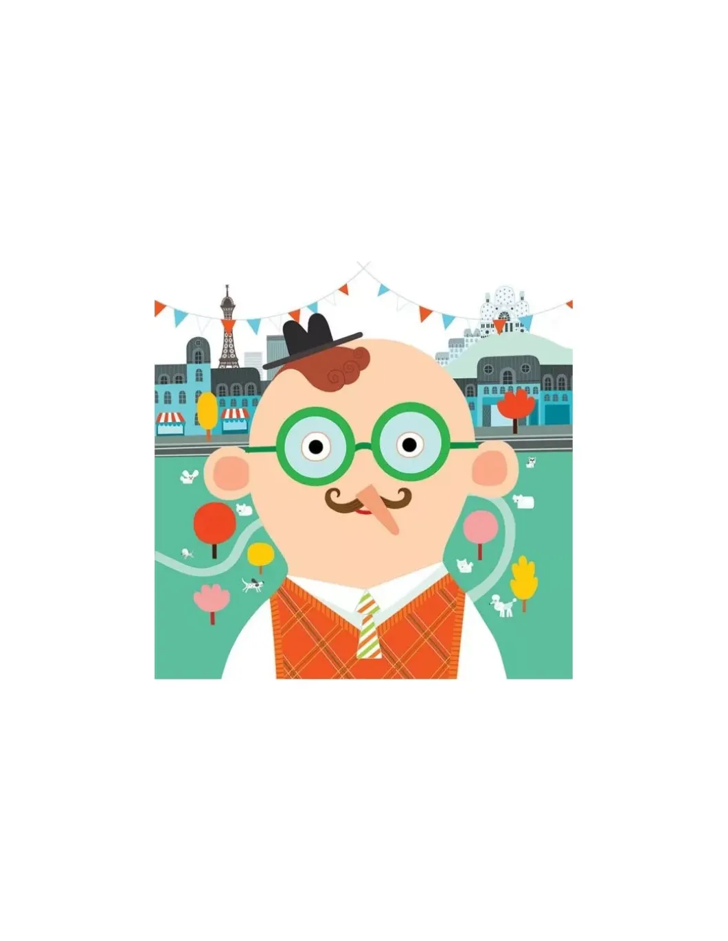 Créer des visages avec des stickers - Djeco