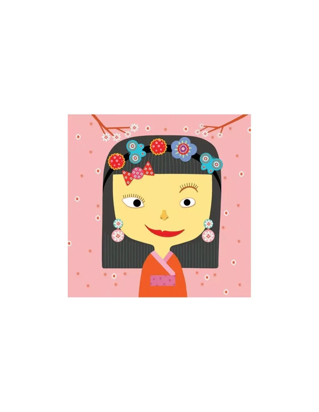 Créer des visages avec des stickers - Djeco