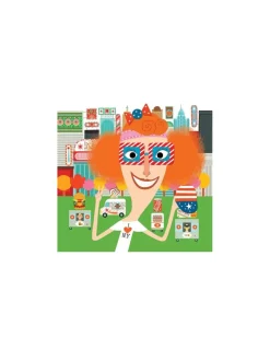 Créer des visages avec des stickers - Djeco