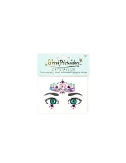 Cristaux autocollants coeur pour le visage - Great Pretenders