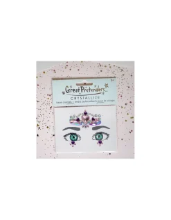 Cristaux autocollants coeur pour le visage - Great Pretenders