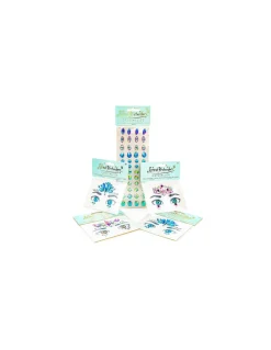 Cristaux autocollants coeur pour le visage - Great Pretenders