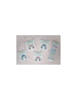 Cristaux autocollants coeur pour le visage - Great Pretenders
