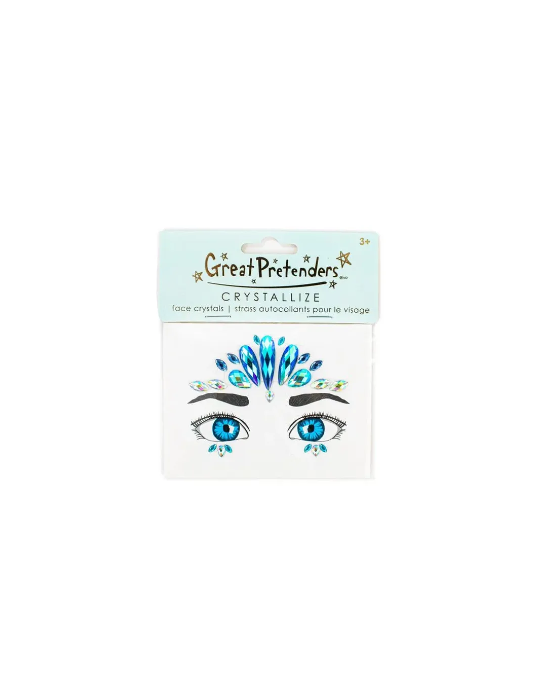 Cristaux autocollants sirène pour le visage - Great Pretenders
