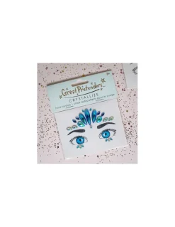 Cristaux autocollants sirène pour le visage - Great Pretenders
