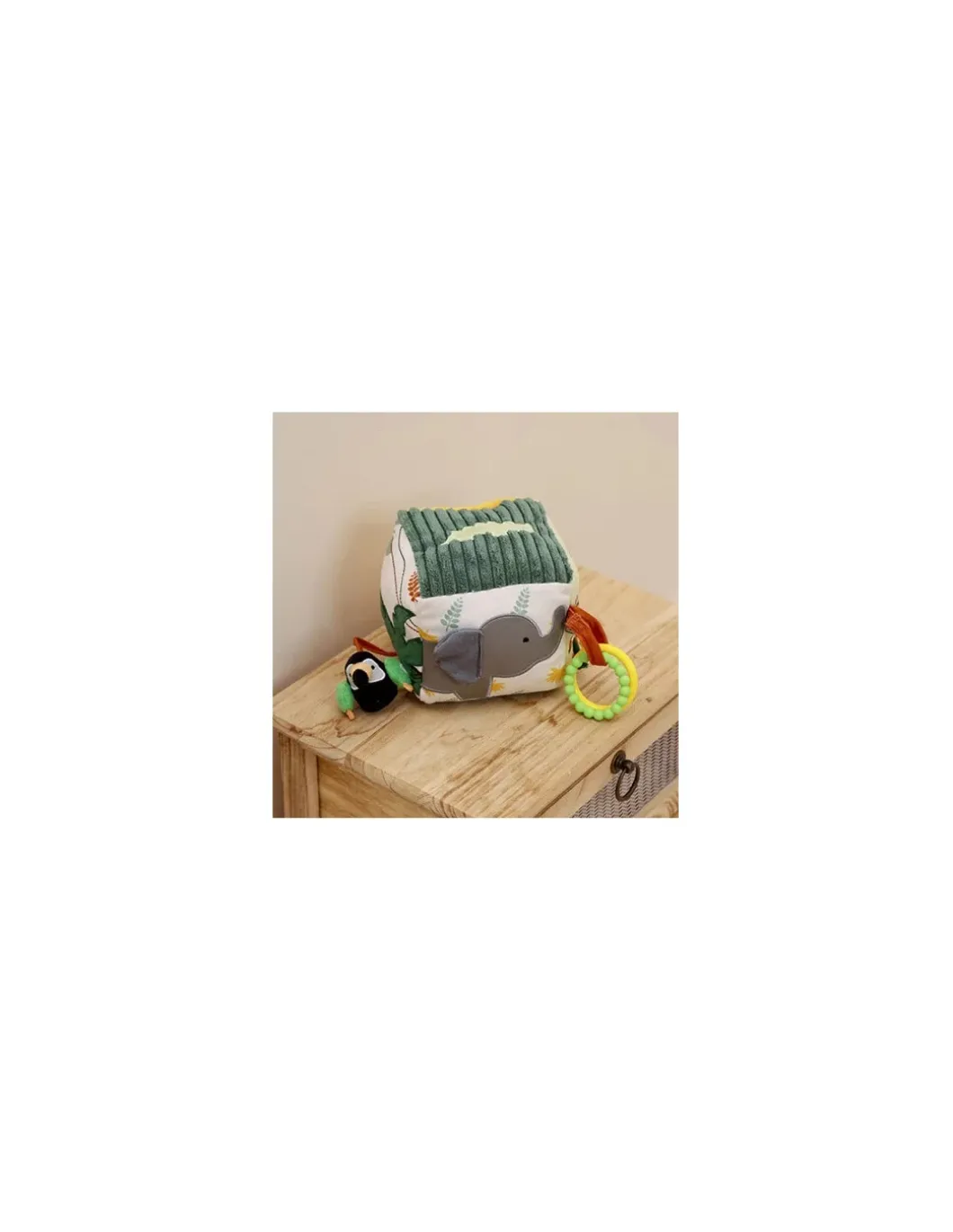 Cube d'activités en tissu Jungle - Little Big Friends