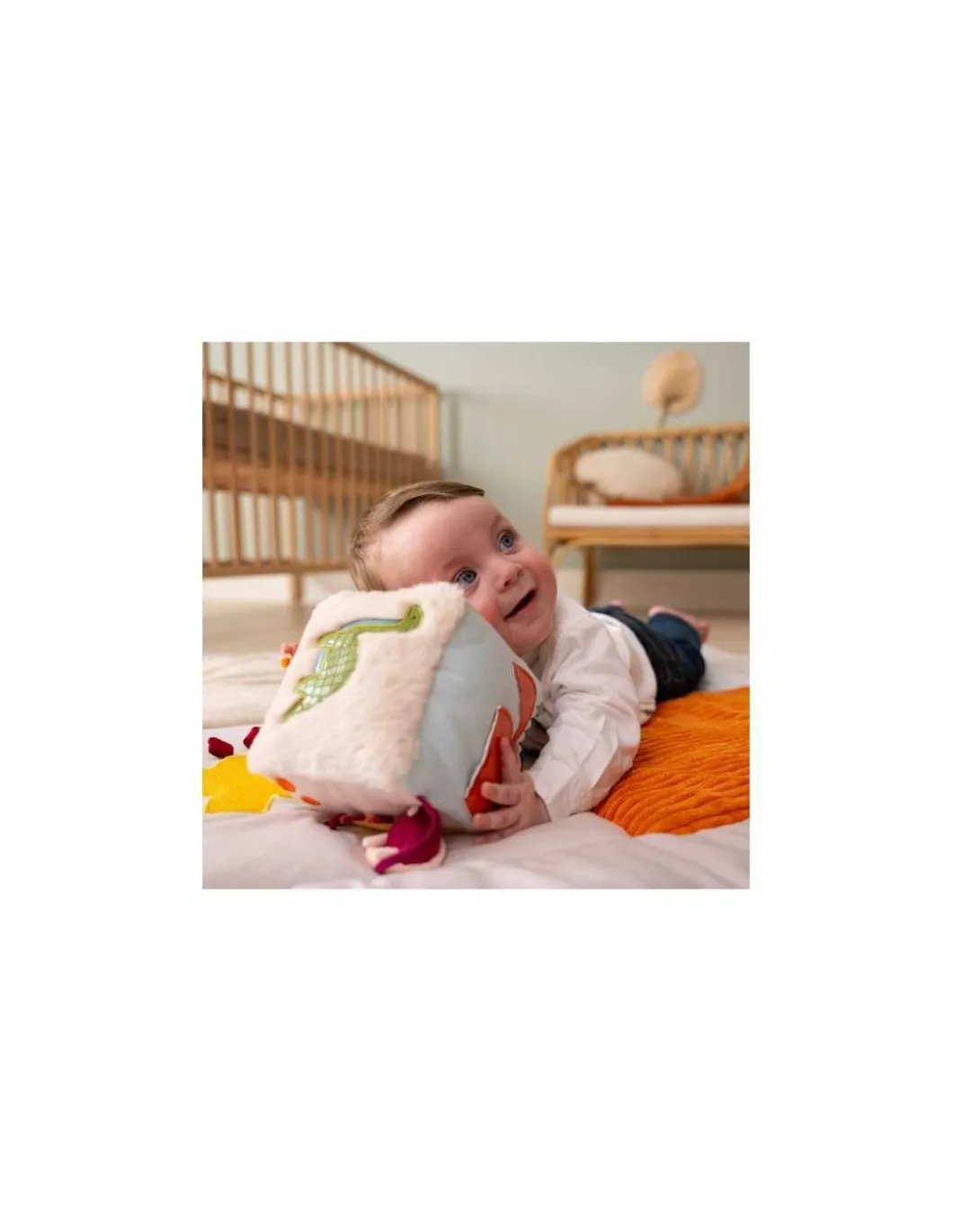 Cube d'activités en tissu Les Amis Dinos - Little Big Friends