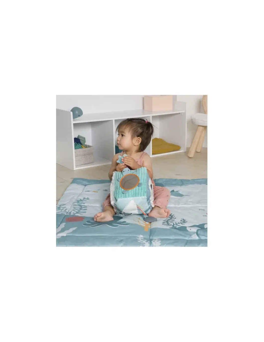 Cube d'activités en tissu Océan - Little Big Friends