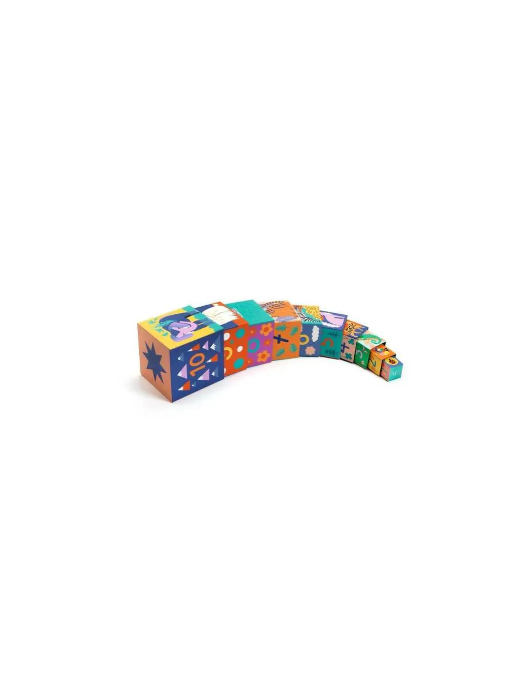 Cubes à empiler Animaux sauvages - Djeco