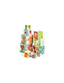 Cubes à empiler la forêt - Djeco