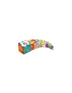 Cubes à empiler rigolos - Djeco