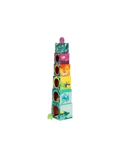 Cubes empilables Dans la jungle - Moulin Roty