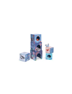 Cubes empilables Les aventures de Paulie - Moulin Roty