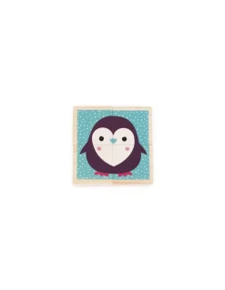 Cubes en bois bébés animaux - Janod