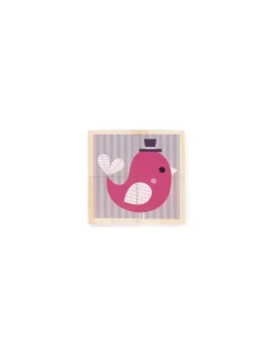Cubes en bois bébés animaux - Janod