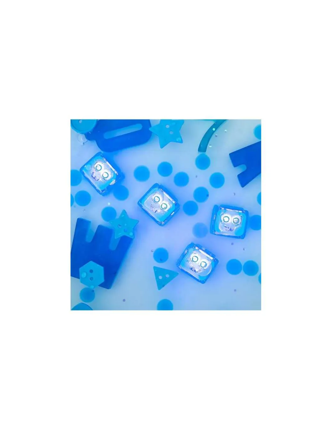 Cubes lumineux bleus Blair - Glo Pals