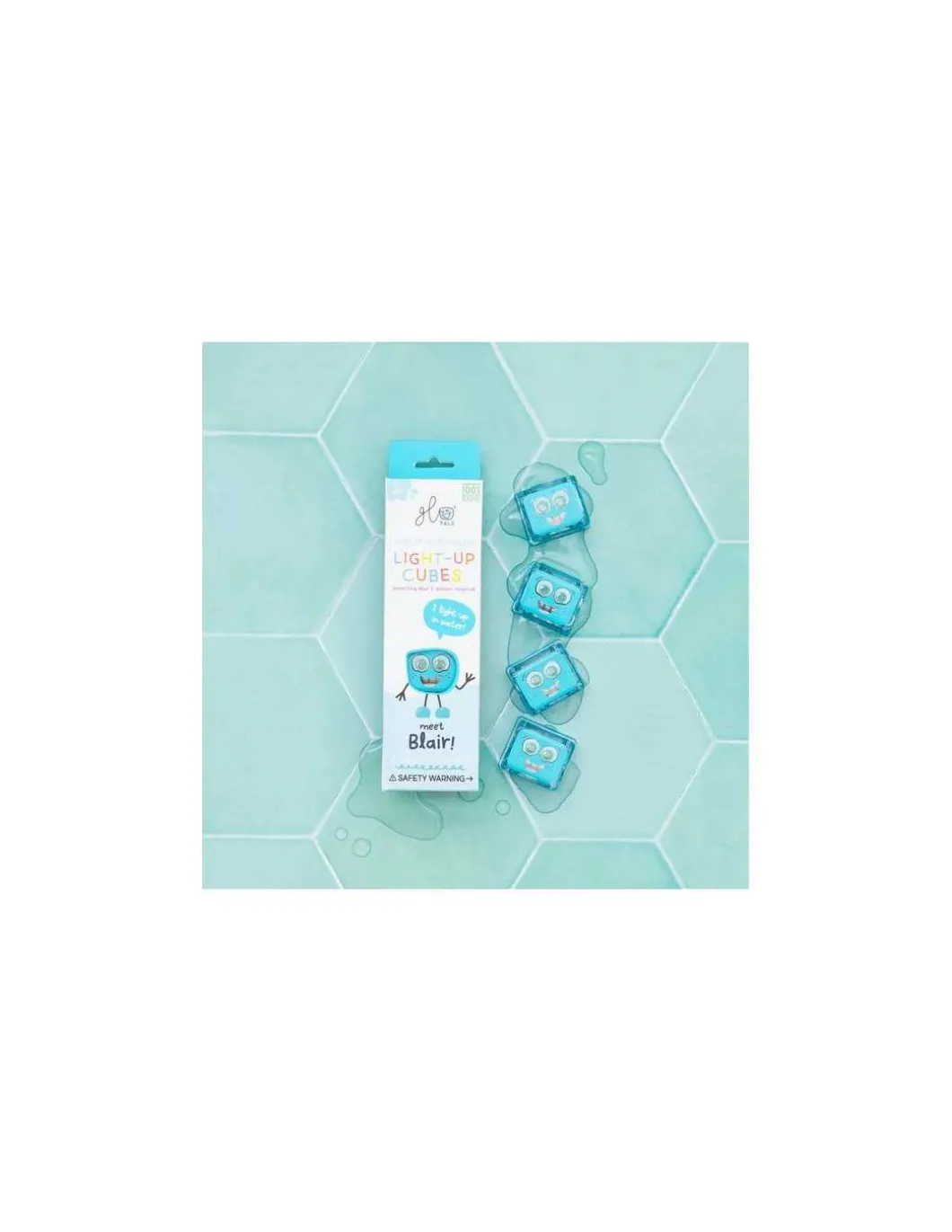 Cubes lumineux bleus Blair - Glo Pals