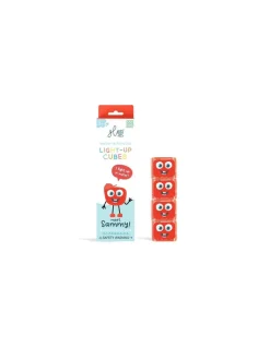 Cubes lumineux rouges Sammy - Glo Pals
