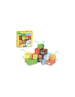 Cubes sonores animaux de la savane - Vilac