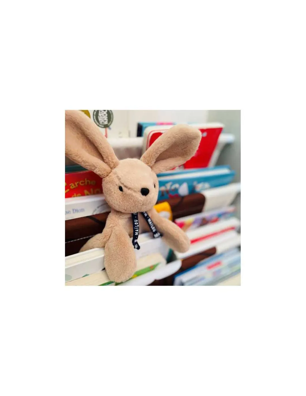 Doudou beige lapin Dorlotin - Maïlou Tradition