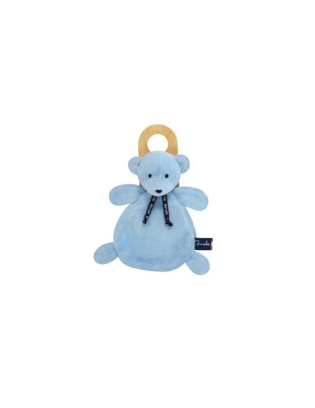 Doudou bleu ours Dorlotin - Maïlou Tradition