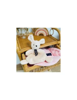 Doudou ivoire lapin Dorlotin - Maïlou Tradition