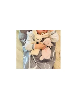 Doudou ivoire lapin Dorlotin - Maïlou Tradition
