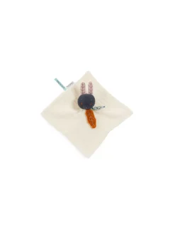 Doudou lange Lune lapin crême Après la pluie - Moulin Roty