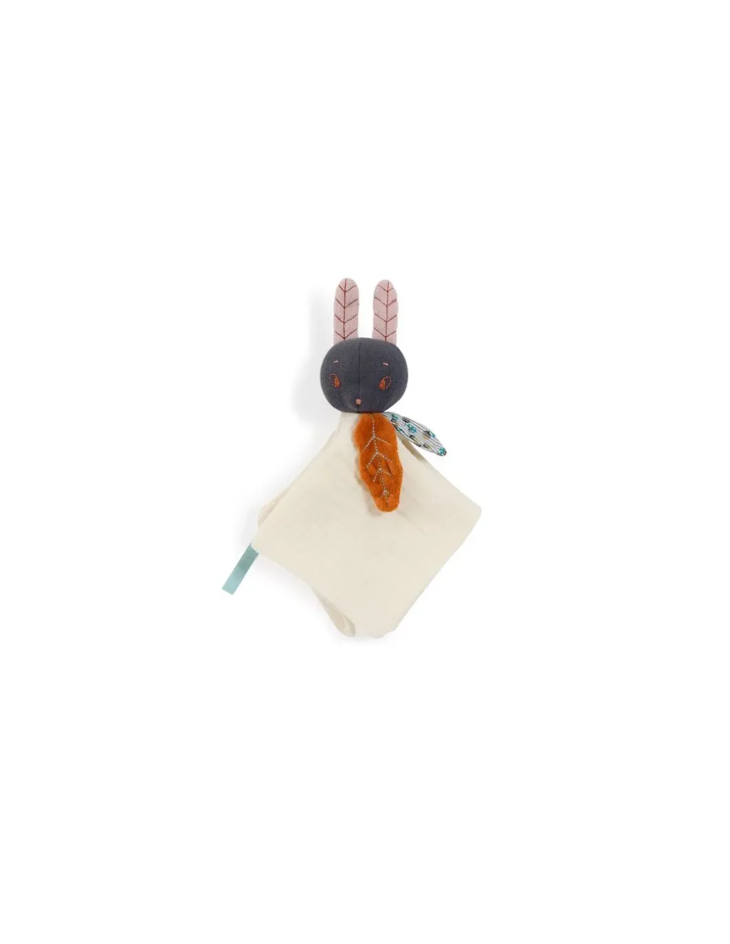 Doudou lange Lune lapin crême Après la pluie - Moulin Roty