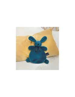 Doudou lapin bleu minéral Dorlotin - Maïlou Tradition
