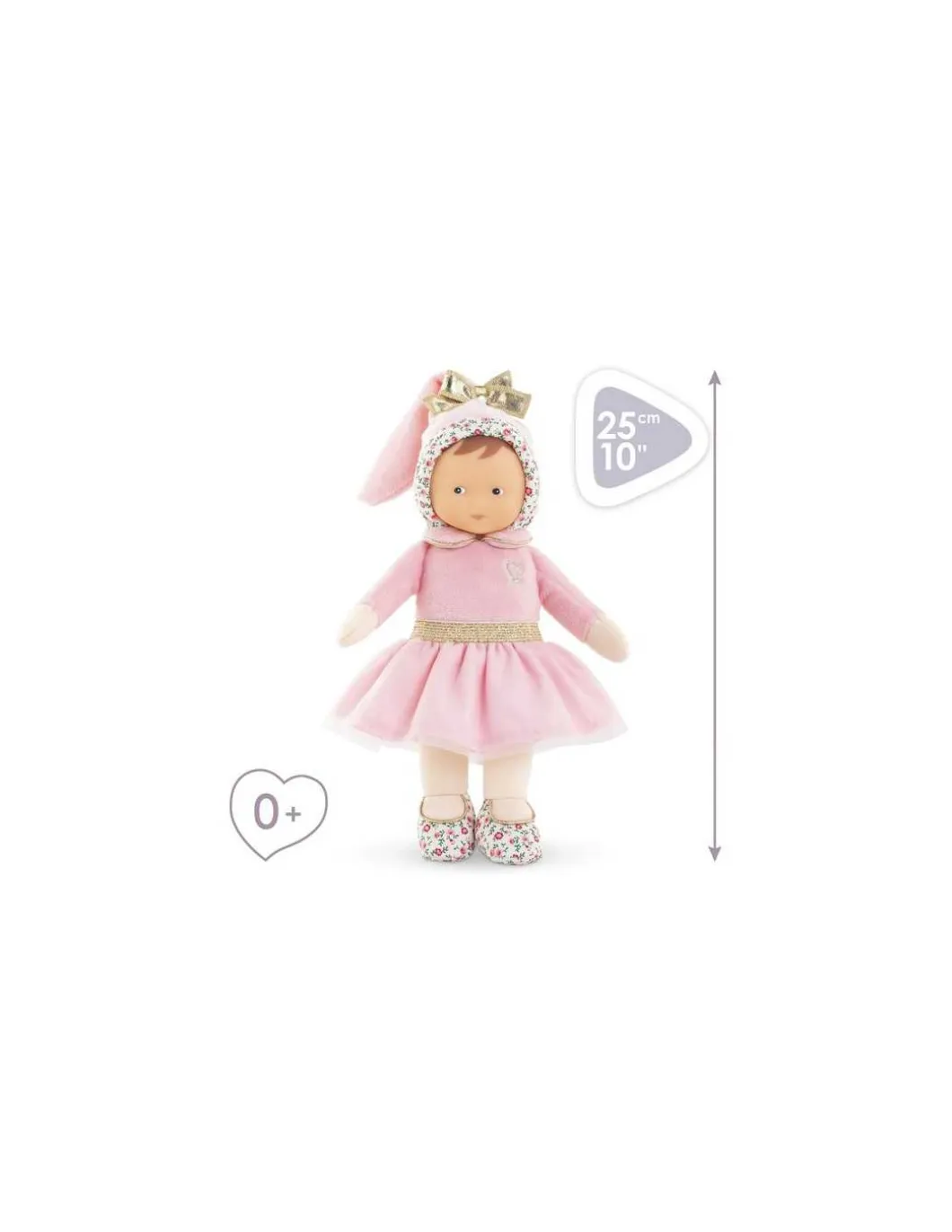 Doudou Miss Ballerine Rose Grenadine - Corolle
