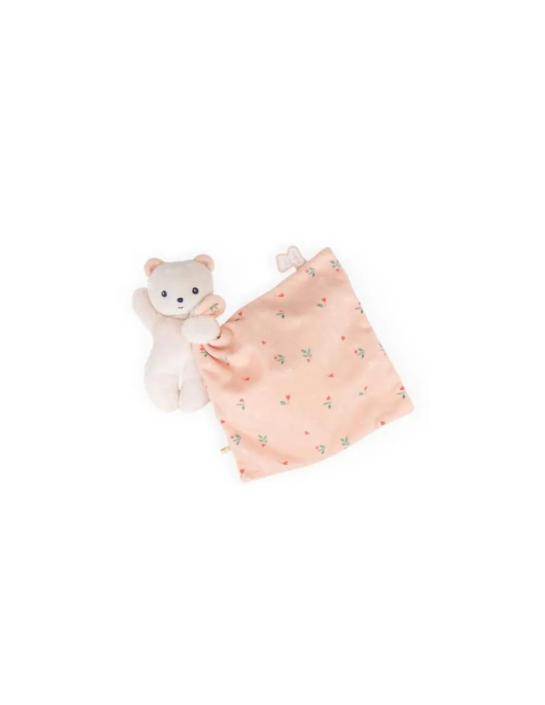 Doudou ours Feuilles d'amour Carré Douceur - Kaloo