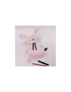 Doudou rosée lapin Dorlotin - Maïlou Tradition