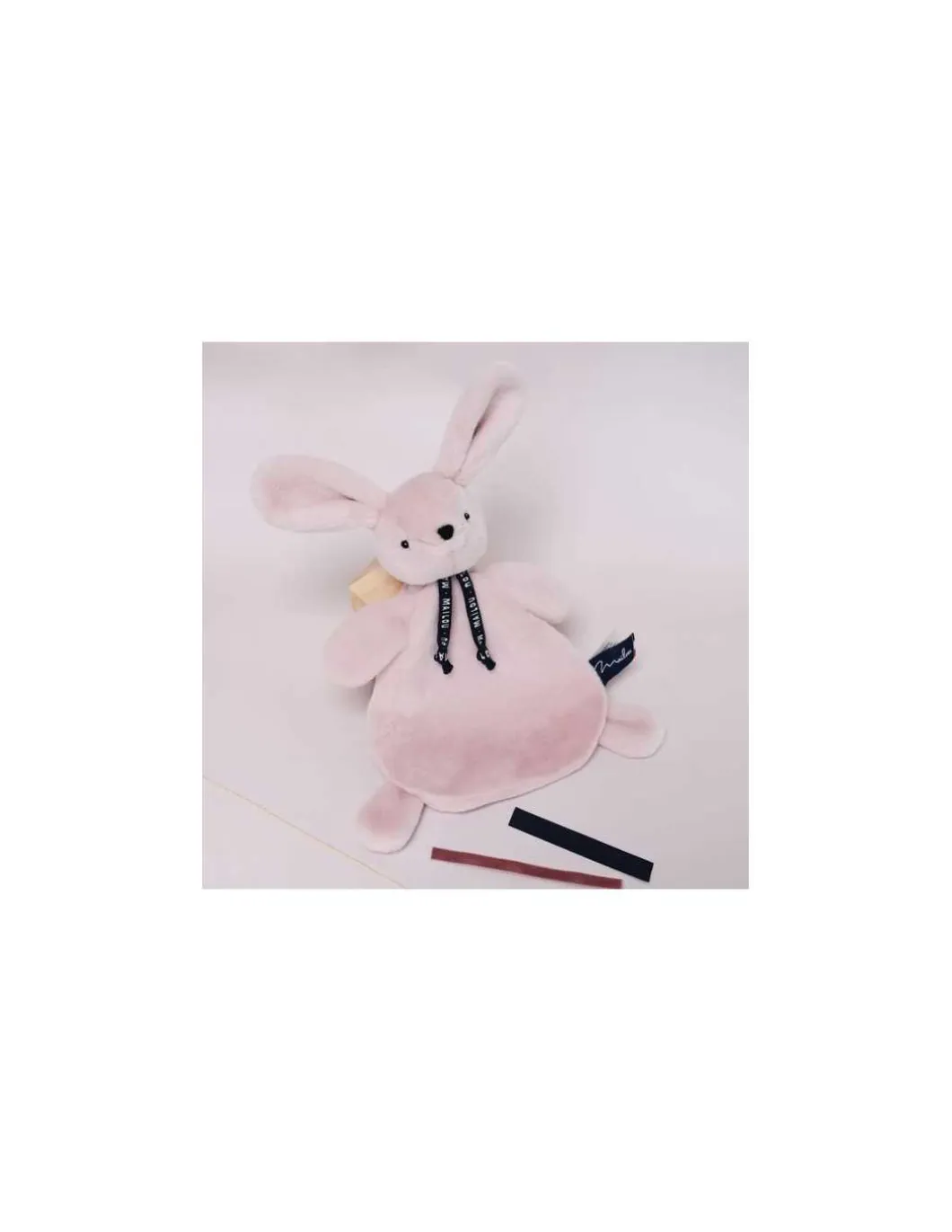 Doudou rosée lapin Dorlotin - Maïlou Tradition
