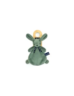 Doudou vert sauge lapin Dorlotin - Maïlou Tradition