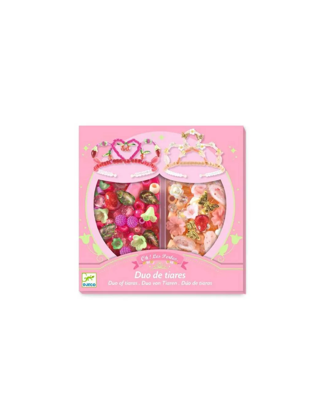 Duo de tiares rose - Djeco