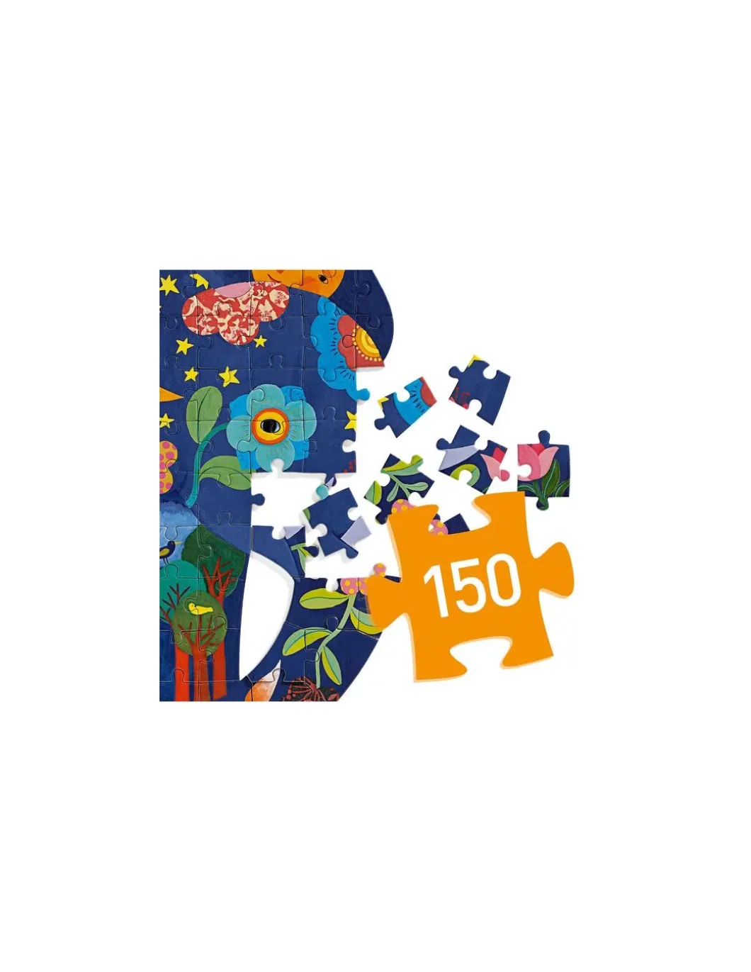 Elephant Puzz'art 150 pièces - Djeco