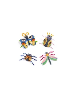 Enfilage Bestioles en fils chenilles - Djeco