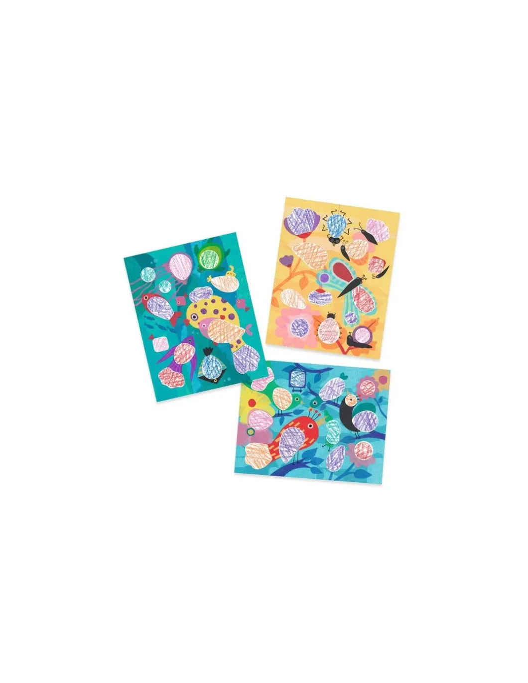 Fabuleux pochoirs Piou piou & co - Djeco