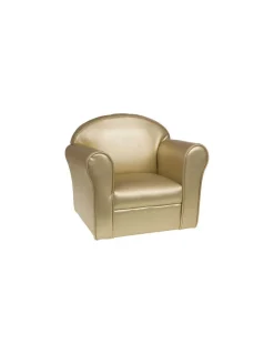 Fauteuil club enfant doré - Amadeus Les Petits