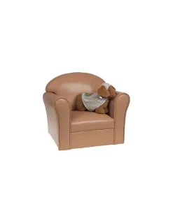 Fauteuil club enfant taupe - Amadeus Les Petits