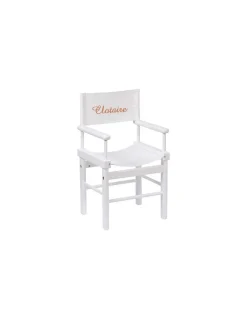 Fauteuil metteur en scène blanc - Moulin Roty