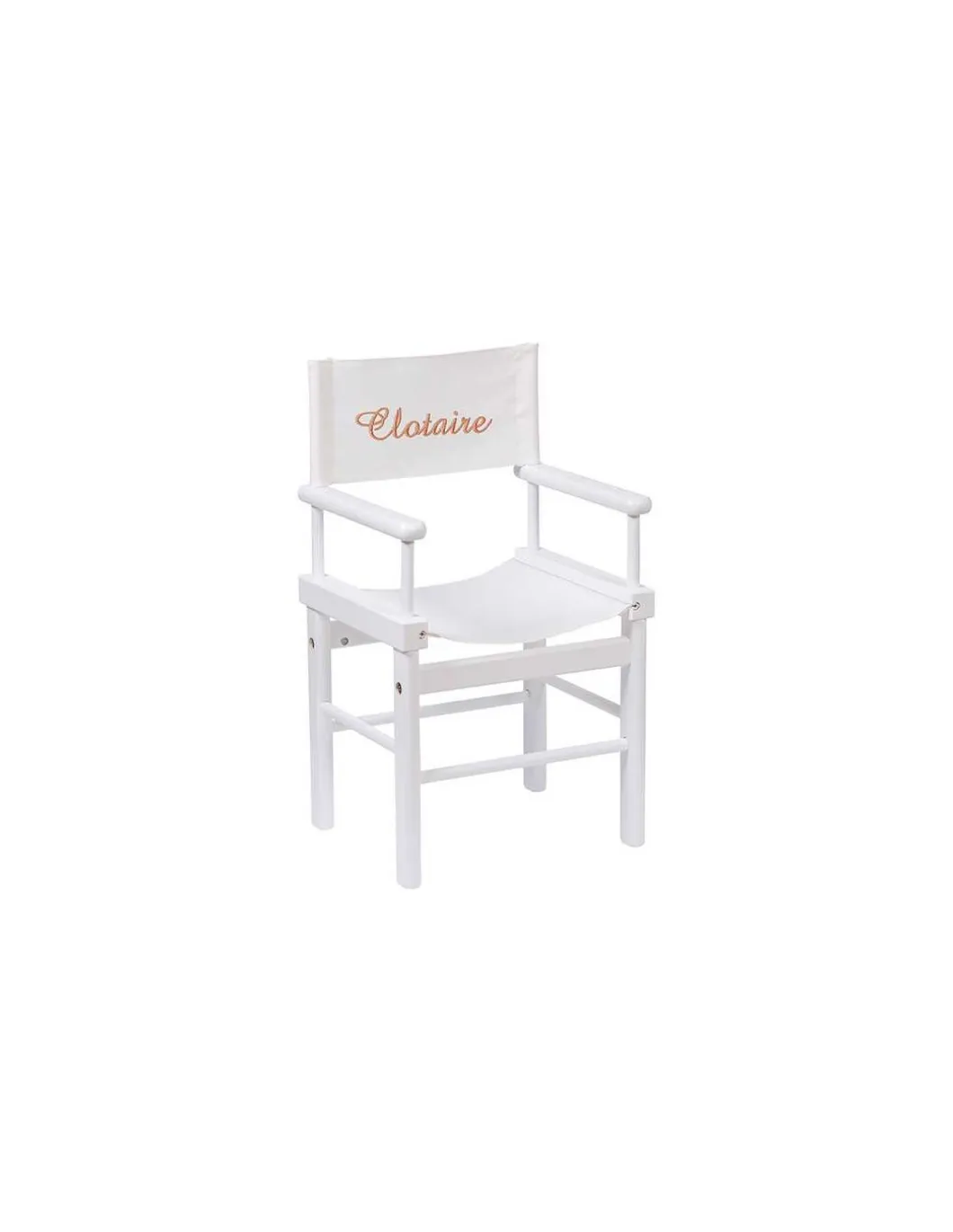 Fauteuil metteur en scène blanc - Moulin Roty