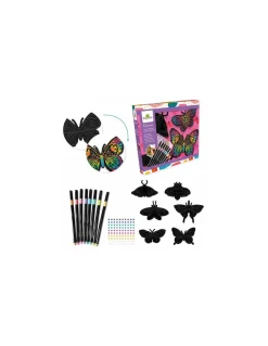 Feutres métallisés papillons flamboyants - Sycomore