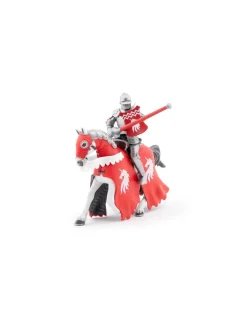 Figurine Cheval du chevalier licorne à la lance - Papo