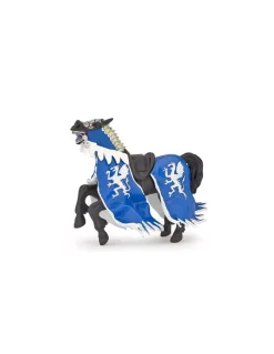 Figurine cheval du roi au dragon bleu - Papo