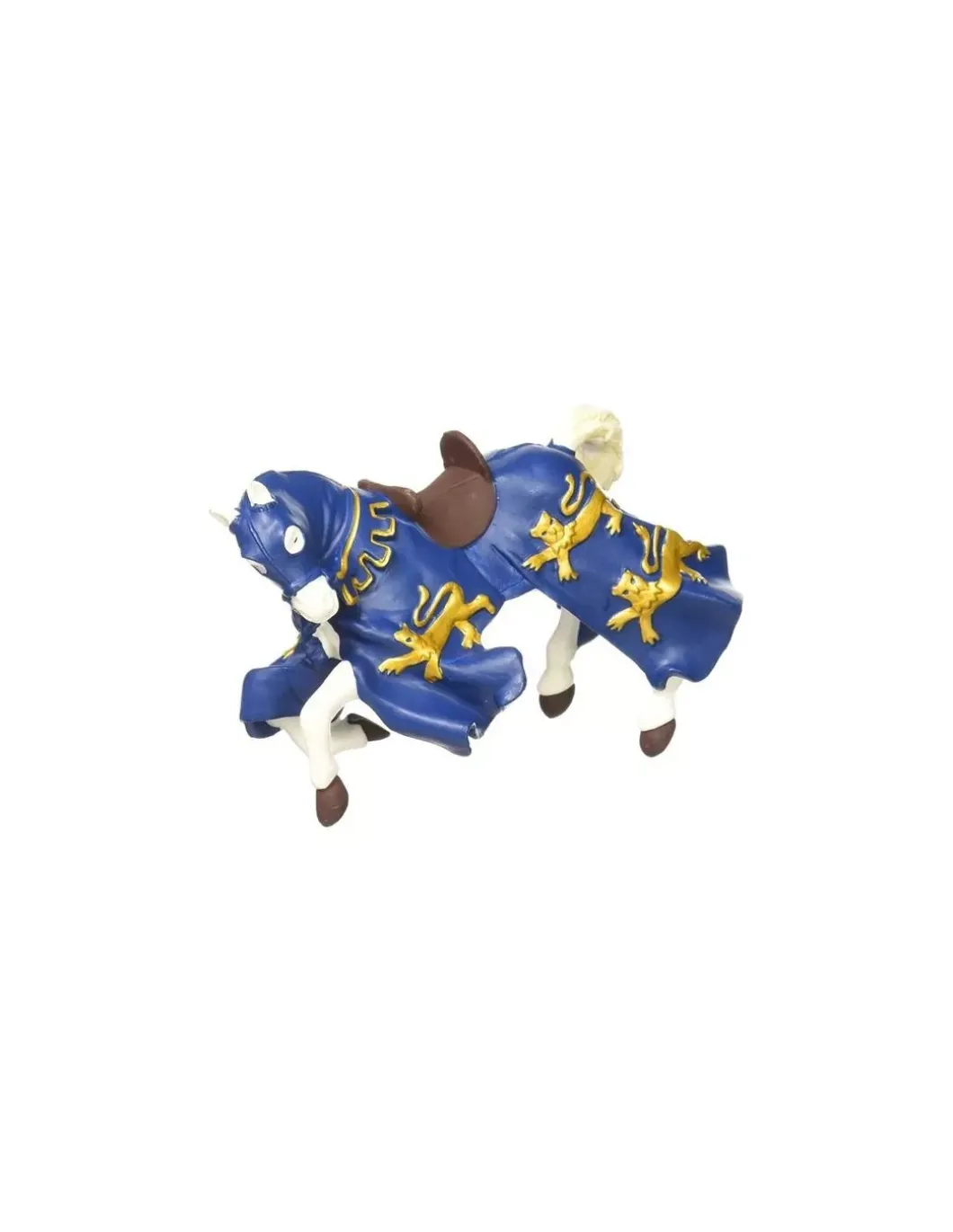 Figurine cheval du roi Richard bleu - Papo