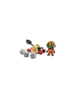 Figurine chevalier Arty Toys Baldy & big paf - Catapulte - Djeco