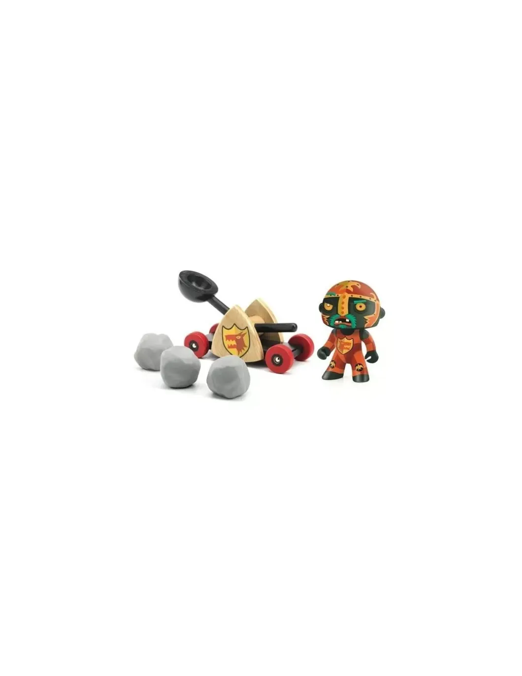 Figurine chevalier Arty Toys Baldy & big paf - Catapulte - Djeco
